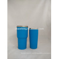 Vacuum Insulated Stainless Steel Travel Tumbler with rubber coating 30oz